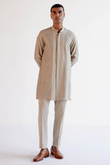 Sand Embroidered Bundi Set