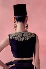 Zohra - Black Saree Set