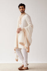 Ivory Embroidered Stole