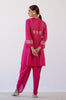 Alia Bhatt in Fuchsia Dori Embroidered Dhoti Set