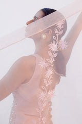 Blush Pink Georgette Sharara Set
