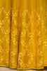 Sanjana Batra In Mustard Organza Lehenga Set