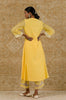 Alia Bhatt in YELLOW CHANDERI KURTA SET