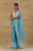 Sobhita Dhulipala in Ice Blue Silk Organza Saree