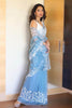 Sobhita Dhulipala in Ice Blue Silk Organza Saree