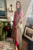 Kareena Kapoor in Fuchsia Hand Embroidered Kurta Set