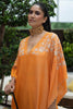 Alisha Pekha in Orange Embroidered Kaftan Set