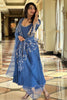 Aishwarya Lekshmi in Blue Dori Embroidered Anarkali Set