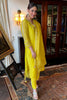 Kareena Kapoor in Yellow Block Print Embroidered Kurta Set