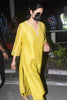 Katrina Kaif in Yellow Block Print Embroidered Kurta Set