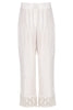 Off-White Chanderi Kurta with Shantoon Pallazo - devnaagri