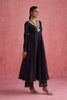 Gulnaz - Black Anarkali & Khada Dupatta Set