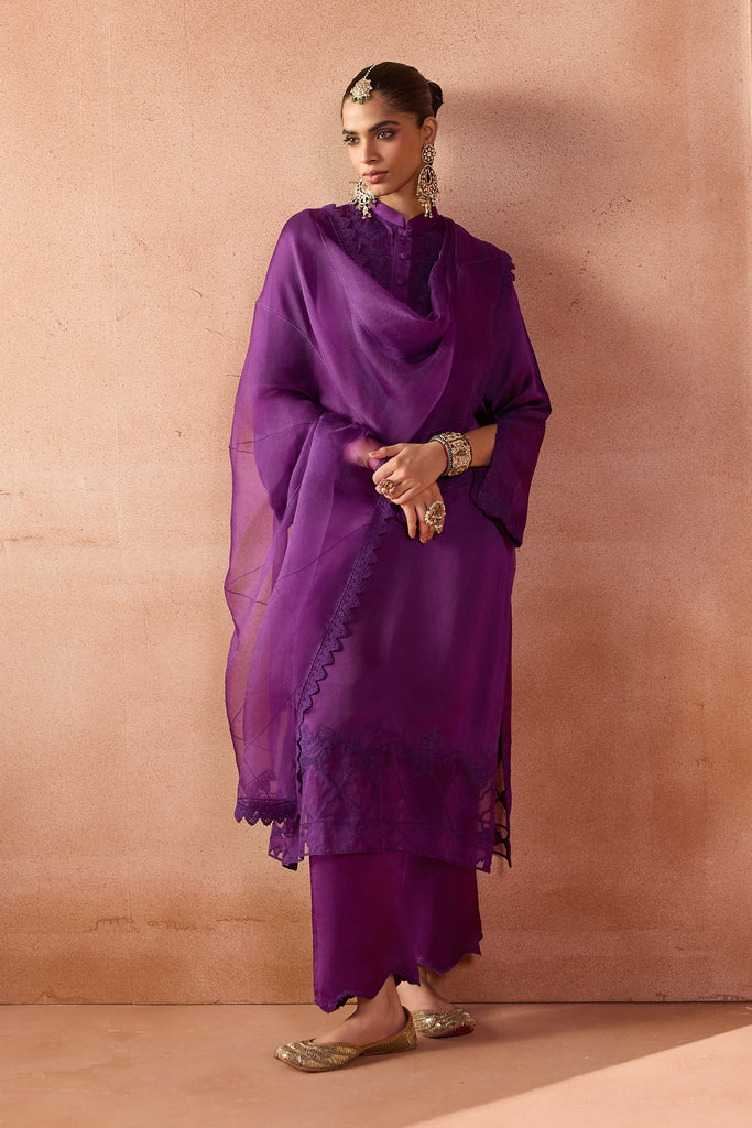 Purple Kurta set