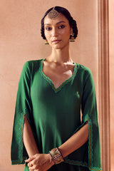 Green Anarkali Set (RTS)
