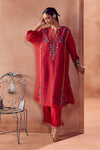 Maroon Kaftan Set