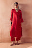 Red Kurta set