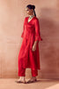 Red Kurta set