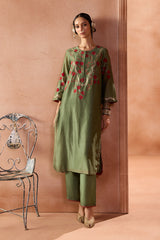 Green Kurta Set