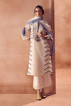 Ivory/Blue Kurta Set