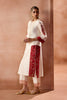 Ivory/ Maroon Kurta Set