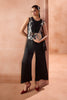 Black Short Kurta Pallazo Set