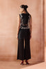 Black Short Kurta Pallazo Set