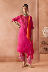 Fuchsia Kurta Set