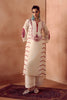 Ivory/ Red Kurta Set