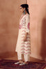 Ivory/ Red Kurta Set