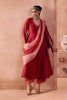 Maroon Anarkali Set