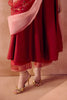 Maroon Anarkali Set
