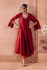 Maroon Anarkali Set