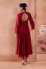 Maroon Anarkali Set