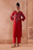 Red Kurta Set