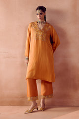 Rust Orange Kurta Set