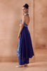 Blue Anarkali Set
