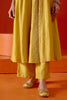 Mustard Embroidered Anarkali Set