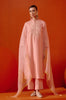 Pink Silk Chanderi Embroidered Kurta Set