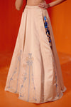 Beige Dori Embroidered Lehenga Set