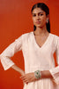 Ivory Silk Chanderi Patra Embellished Kurta Set (RTS)