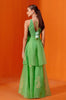 Green Multi Hued Dori Embroidered Sharara Set