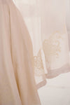 Shraddha Kapoor in Ivory Patra Embellished Silk Chanderi Anarkali Set