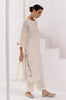 Ivory Embroidered Silk Chanderi Kurta Set