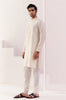 Ivory Self Embroidered Chanderi Kurta Set
