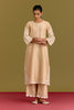 Beige Dori Embroidered Kurta Set
