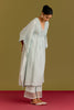 Powder Blue Cotton Silk Satin Kaftan set