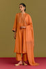 Orange Chanderi kurta set