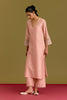 Pink handpaint kurta set