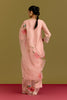 Pink handpaint kurta set