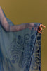 Blue Cotton Silk Satin Anarkali set